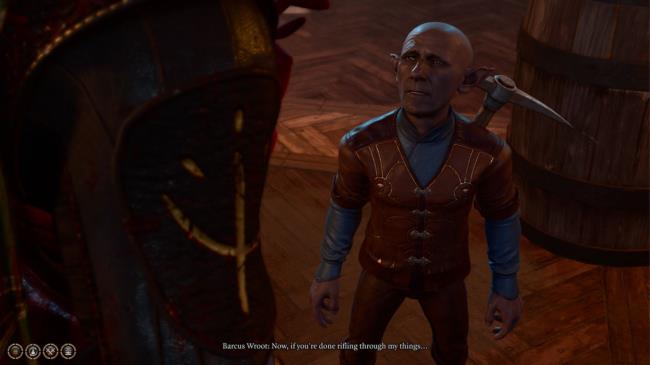 Baldur's Gate 3 - Barcus Wroot in Last Light Inn
